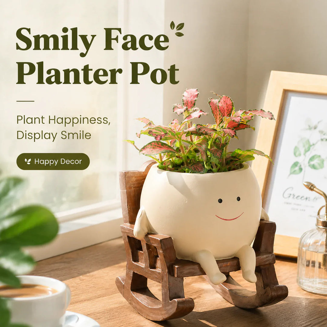Smiley Face Planter Pot - DHACTIVE