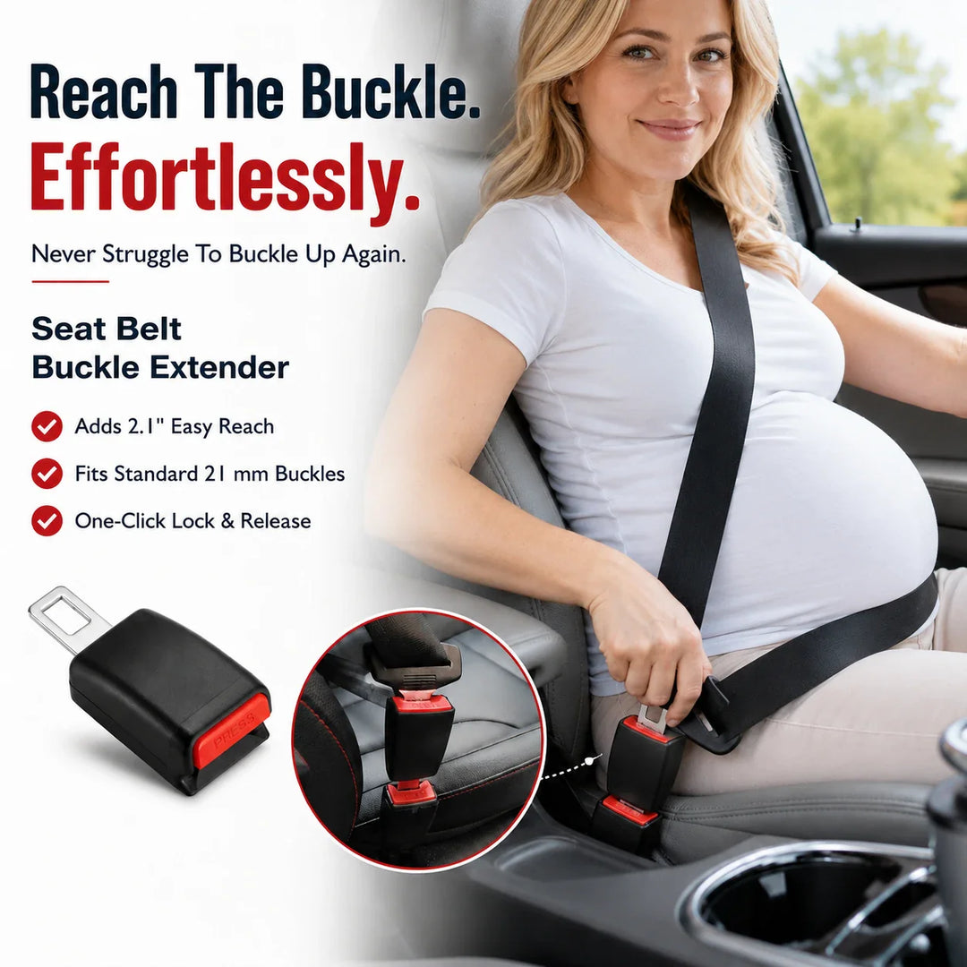 Easy-Click Car Seat Belt Extender (2-Pack) - DHACTIVE