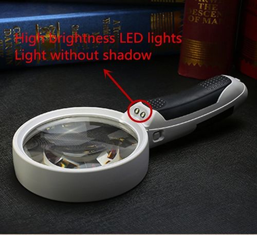 20X optical magnifying glass with LED light - DHactive