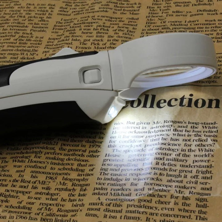 20X optical magnifying glass with LED light - DHactive