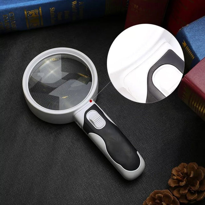 20X optical magnifying glass with LED light - DHactive
