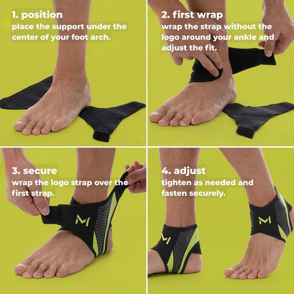 2-Pack Ankle Brace | Adjustable Breathable Support for Running &amp; Recovery