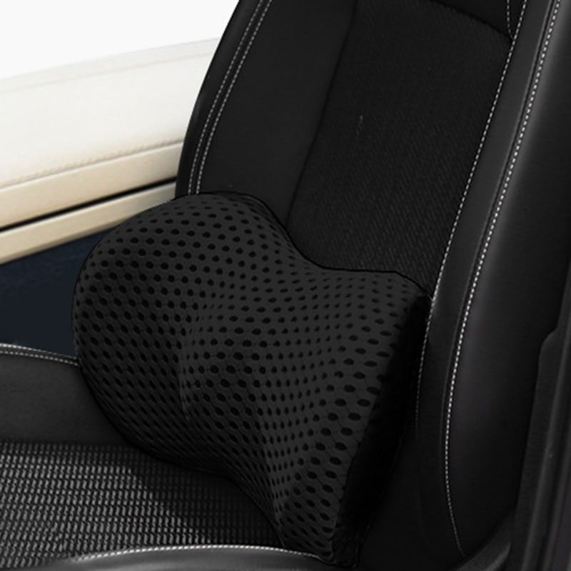 Premium Lumbar Support Cushion – Ergonomic Memory Foam Back Support for Office, Car &amp; Home - DHACTIVE 15
