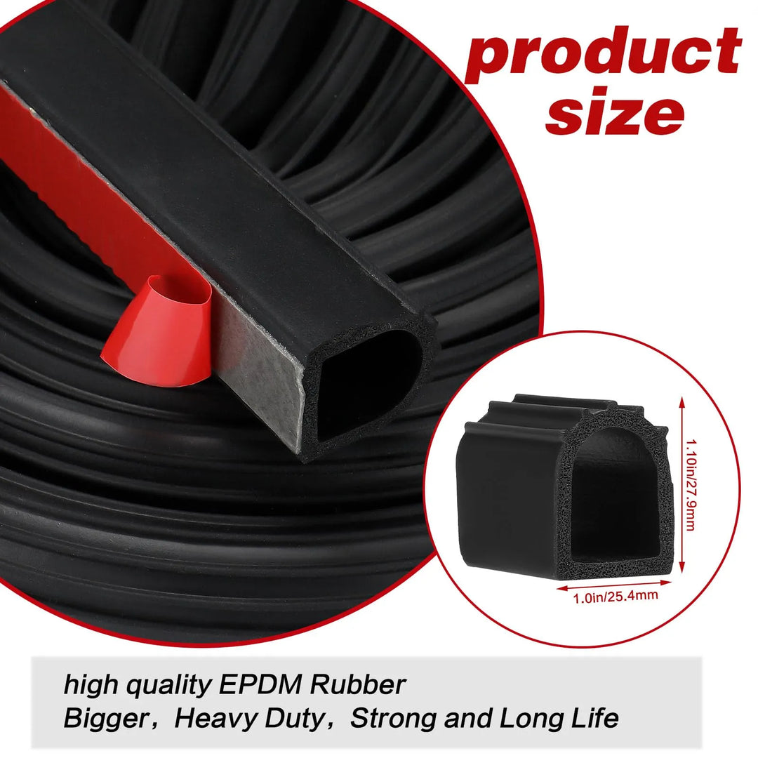 Car Door Rubber Seal Strip – Stop Noise, Water Leaks &amp; Drafts - DHACTIVE 3