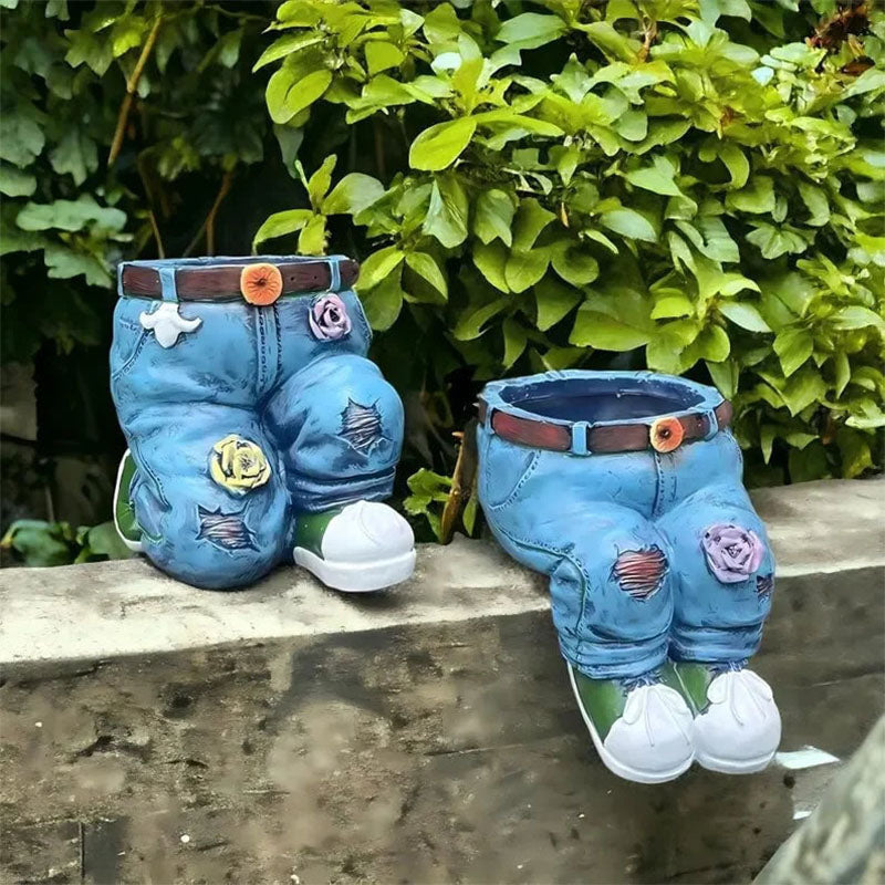 Creative 3D Jeans Shaped Flower Pot - DHACTIVE 5