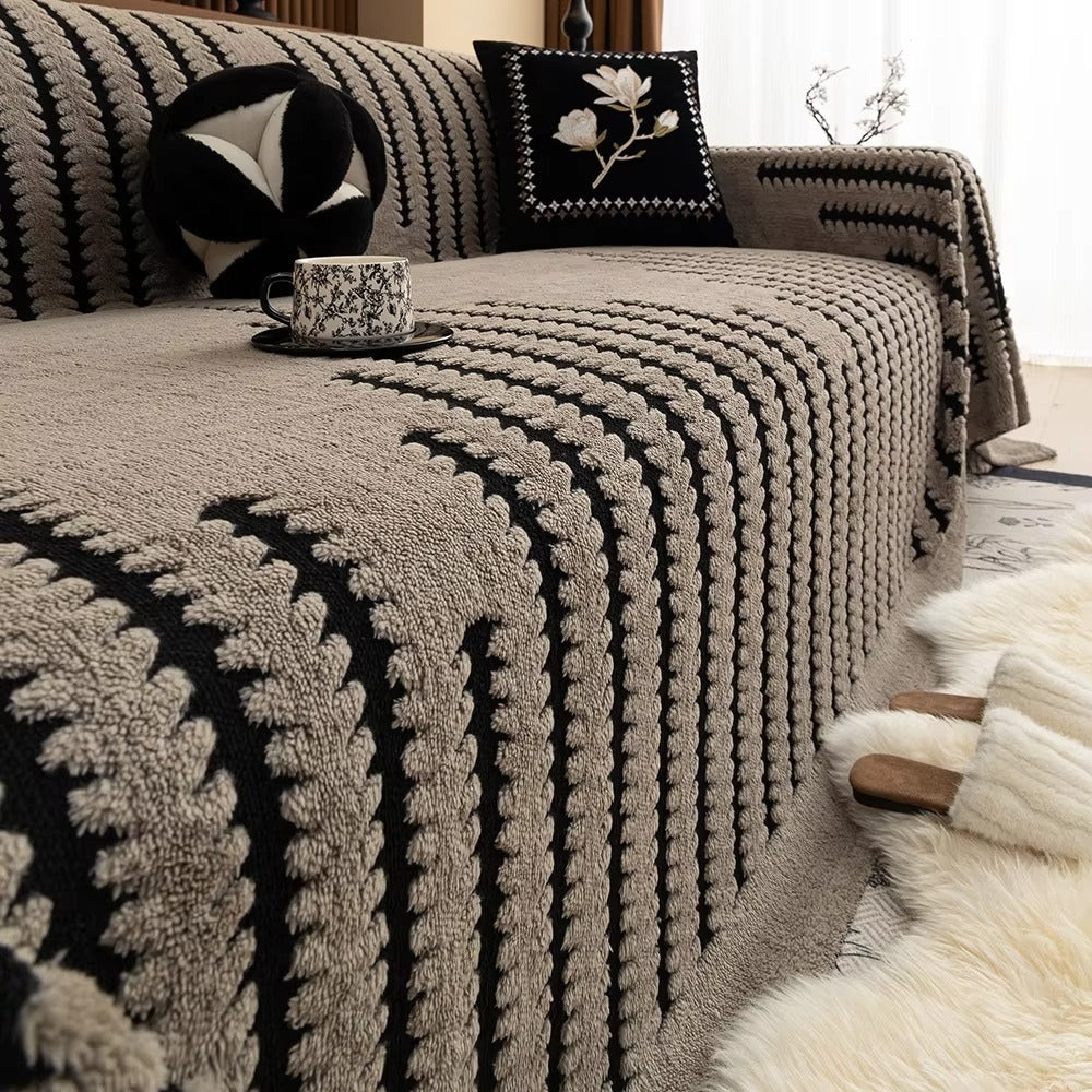 Heritage Plush Tufted Sofa Cover - DHACTIVE