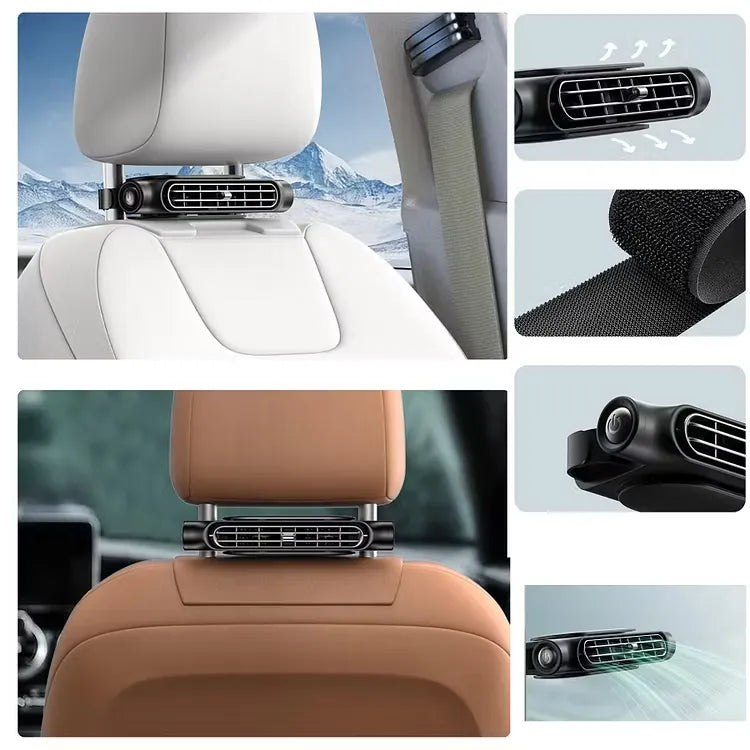 Universal Car Seat Cooling Fan with 3 Adjustable Speeds - DHACTIVE 2