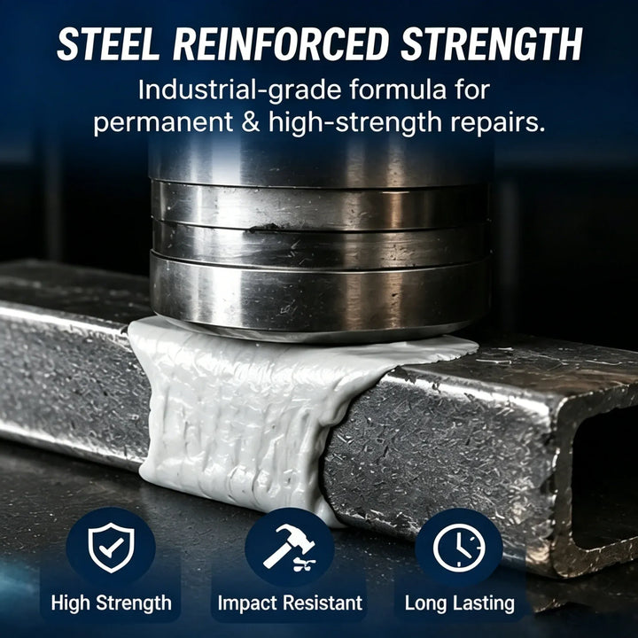 Epoxy Repair Putty – Steel-Strength Bond for Wood, Metal &amp; PVC