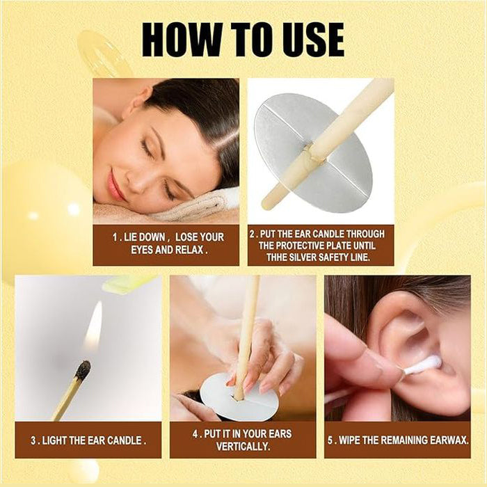 Flared Beeswax Ear Candles - DHACTIVE 2