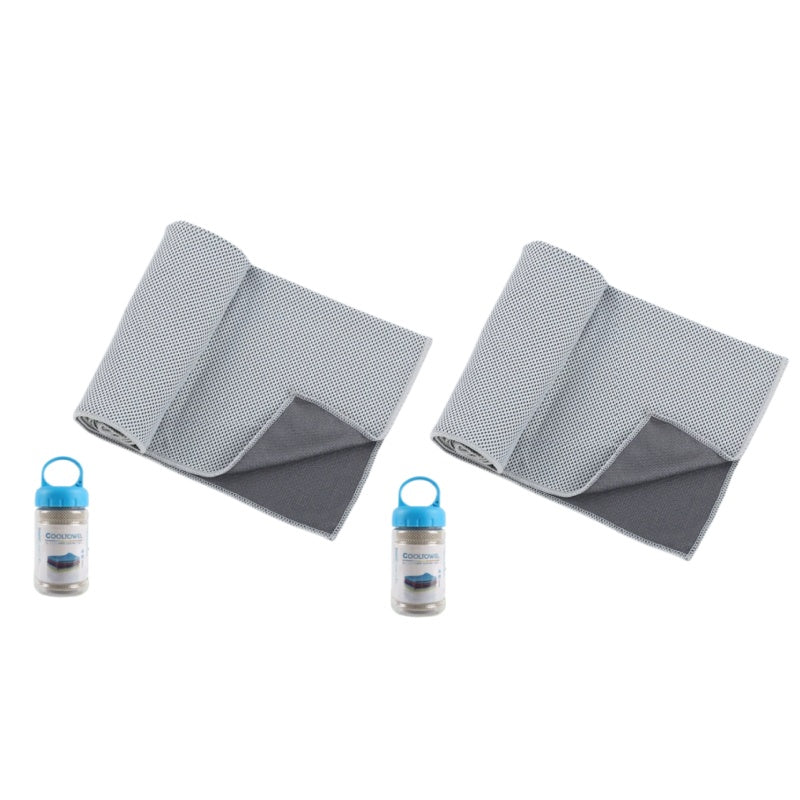2-Pack Cooling Towels – Hyper-Evaporative Microfiber for Hot Days - DHACTIVE 9