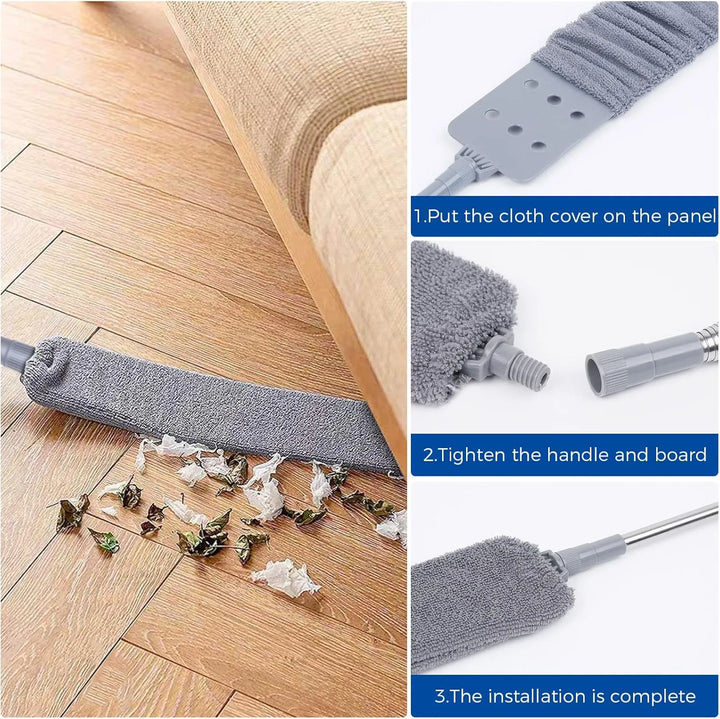 Ultra-Slim Gap Duster | Extendable Under-Appliance Wand