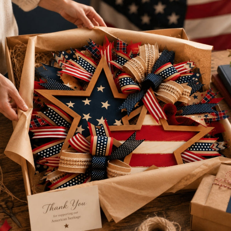 US Sentinels of Honor: 250th Anniversary Hand-Tied Wreath - DHACTIVE 2