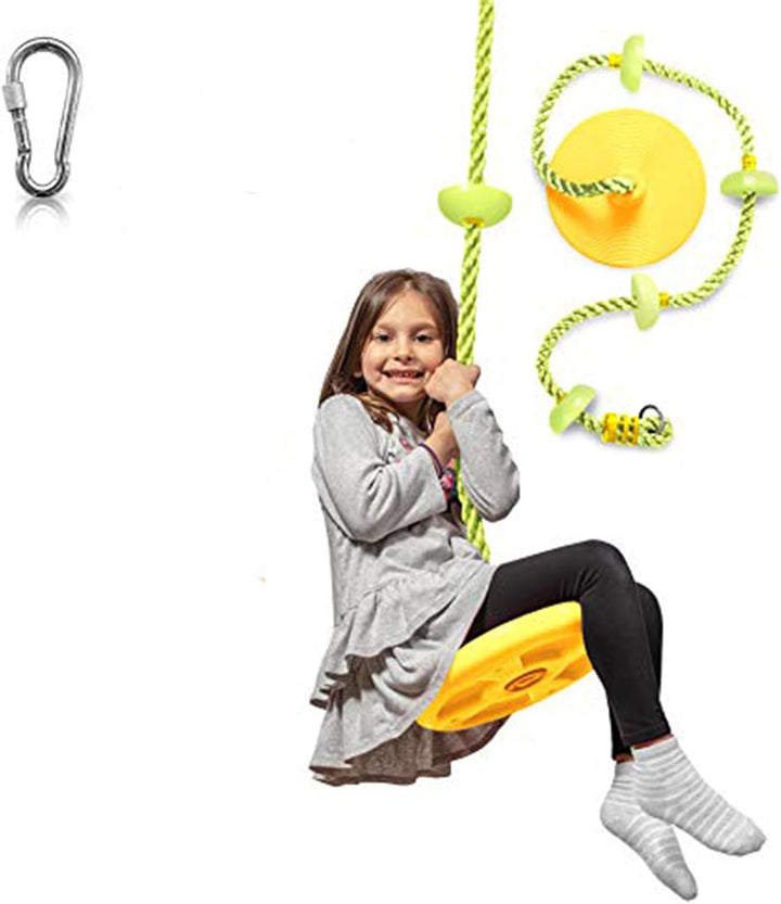 Adventurous Tree Swing Set - with Climbing Rope and Platforms for Children - DHACTIVE 2