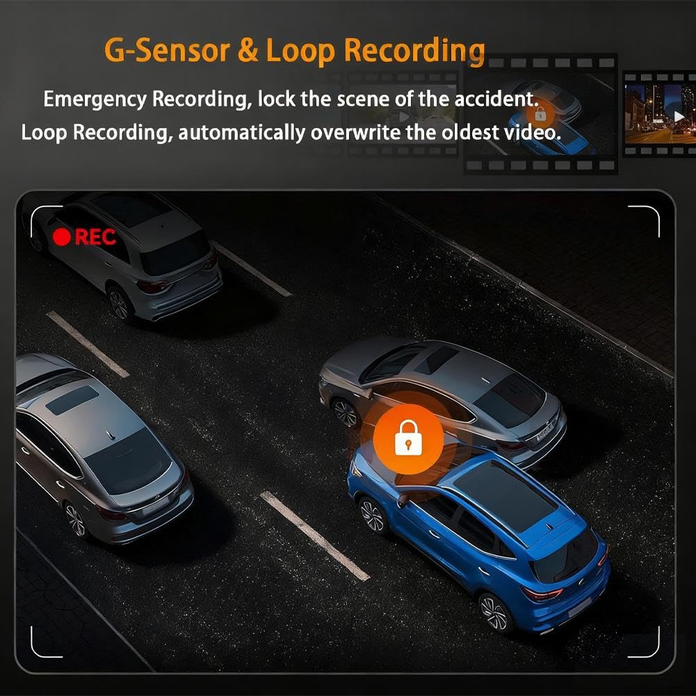 360° Quad-Vision Dashcam: Total Protection, No More Blind Spots - DHACTIVE 5