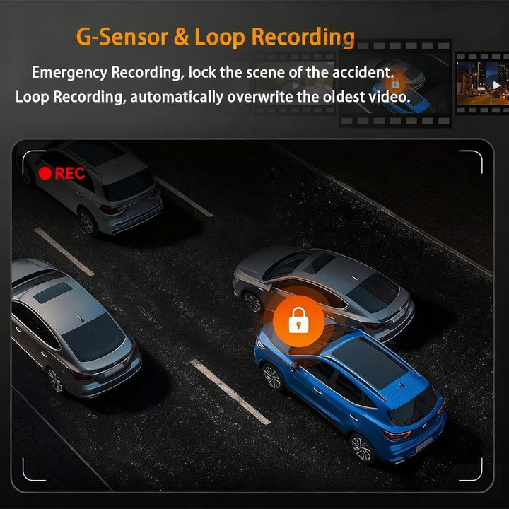360° Quad-Vision Dashcam: Total Protection, No More Blind Spots - DHACTIVE 5