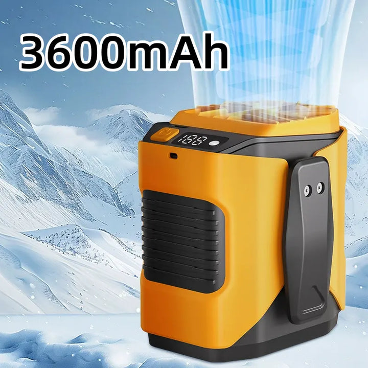 Portable Waist-Mounted Fan with Long Battery Life