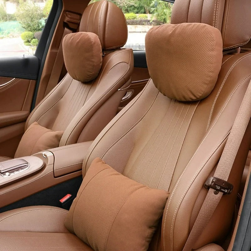 Premium Suede-Touch Car Neck Pillow - DHACTIVE 10