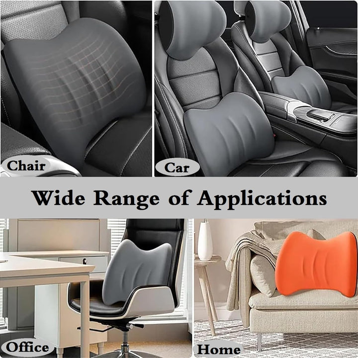 Car Headrest &amp; Lumbar Support Cushion - DHACTIVE 5