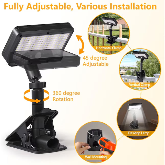 Solar Motion Sensor Lights - Easy Clip-On Outdoor Security Lighting - DHACTIVE 2