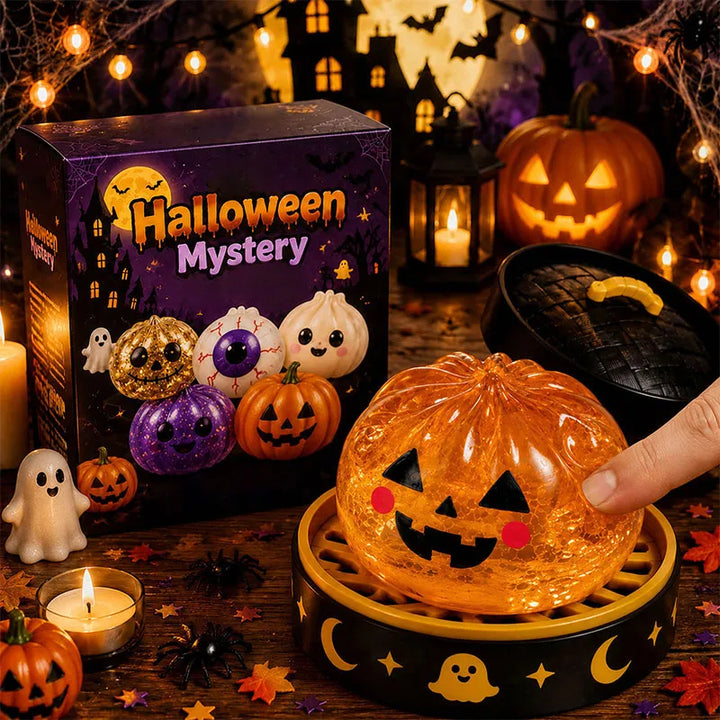 Halloween Dumpling Squishy Toy - Soft Stress Relief Sensory Fidget