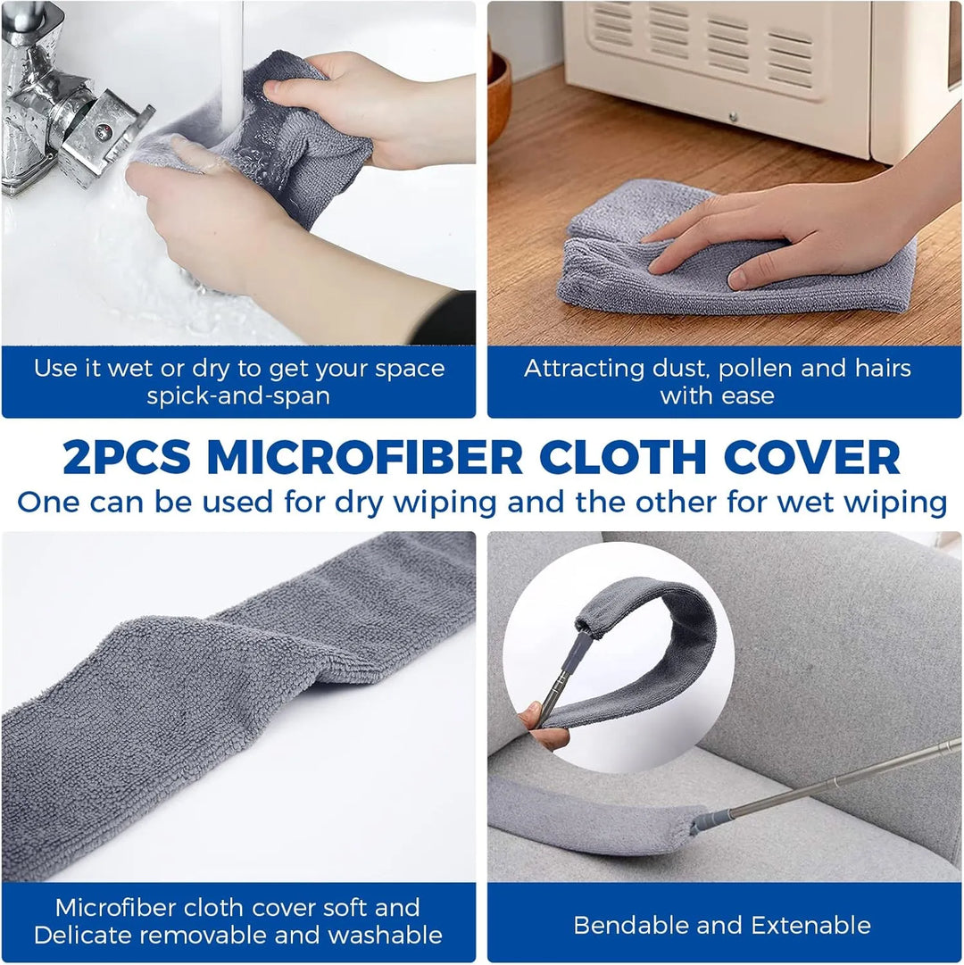 Ultra-Slim Gap Duster | Extendable Under-Appliance Wand