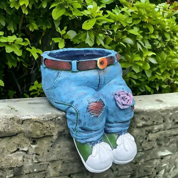 Creative 3D Jeans Shaped Flower Pot - DHACTIVE 6