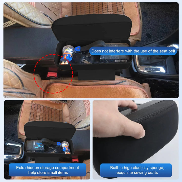 Car Armrest Extender with Wireless Charging – Adjustable Elbow Support - DHACTIVE 3