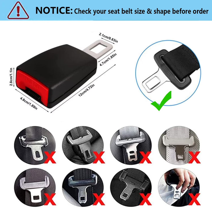 Easy-Click Car Seat Belt Extender (2-Pack) - DHACTIVE 6