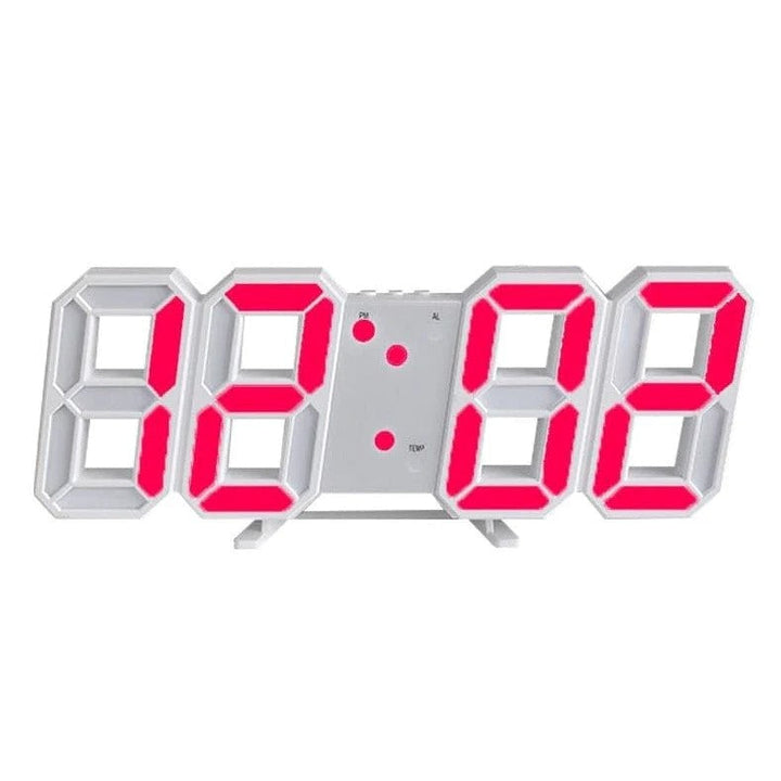 Clock – Modern 3D LED Digital Wall Clock with Temperature, Date &amp; Alarm - DHACTIVE 2