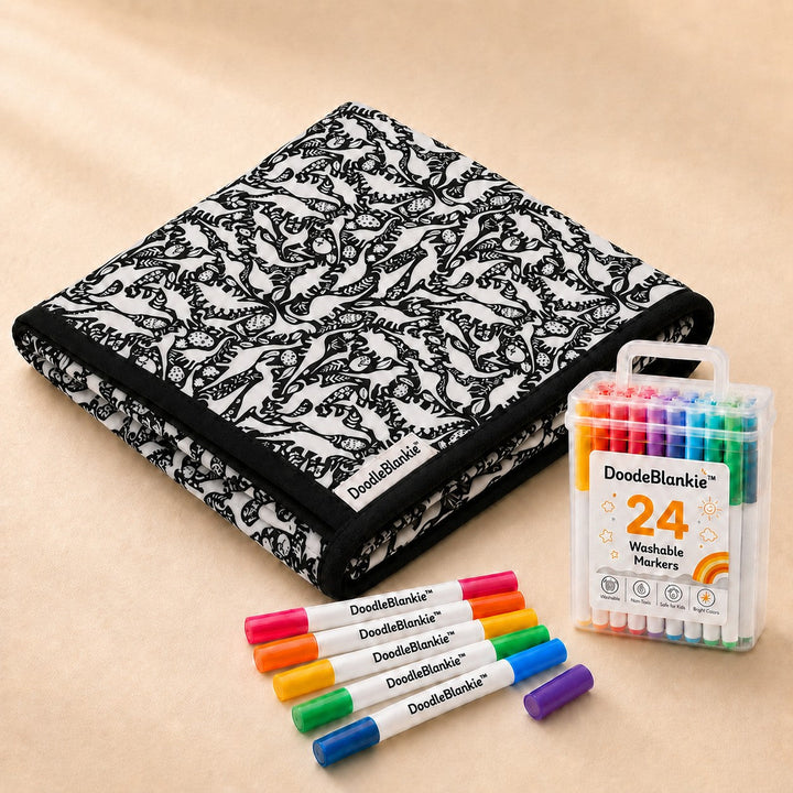 Reusable Color-In Blanket – Cozy Creative Activity for All Ages