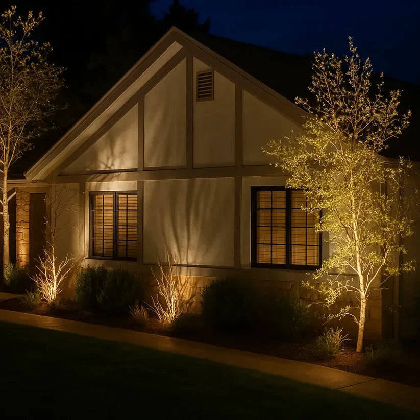 Solar Powered Outdoor Spotlights – Automatic Dusk to Dawn Yard Lights - DHACTIVE 3