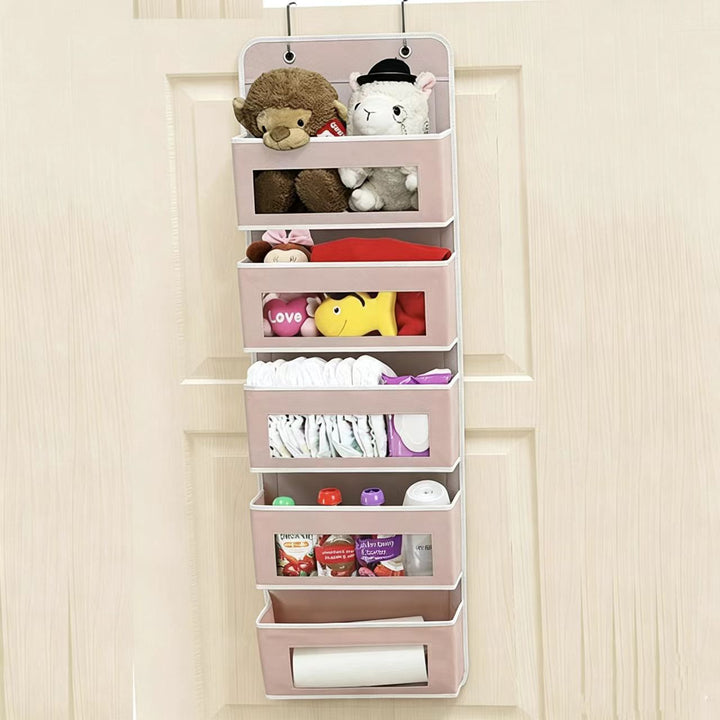 5-Tier Hanging Organizer with Mesh Pockets – Large Capacity Storage