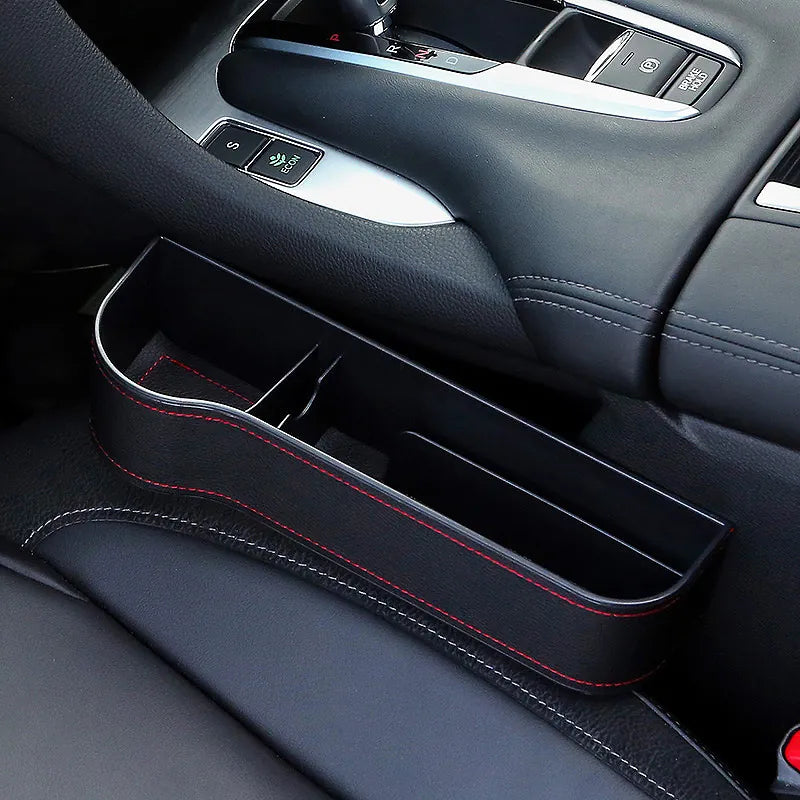 PU Leather Car Seat Gap Organizer, Fill the Console Gap