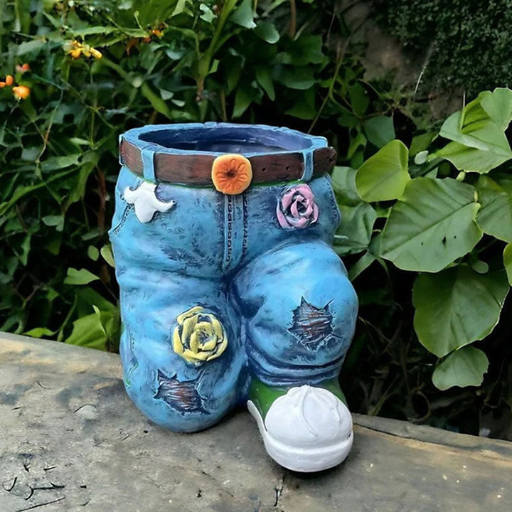 Creative 3D Jeans Shaped Flower Pot - DHACTIVE 7