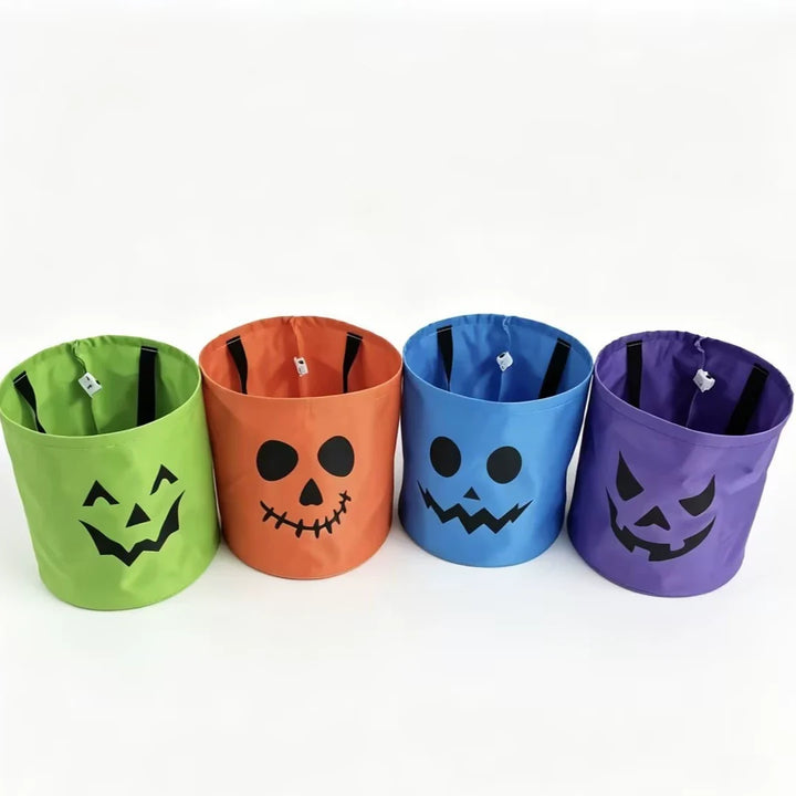 Light-Up Halloween Trick-or-Treat Bag – Glowing Pumpkin Tote with LEDs