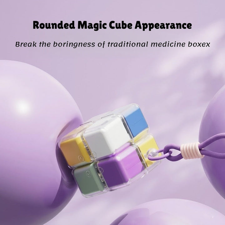 Magnetic Pill Cube Portable – Clever Travel Storage - DHACTIVE 4