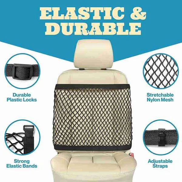 Car Seat Net Organizer – Keep Purses Secure &amp; Accessible While Driving