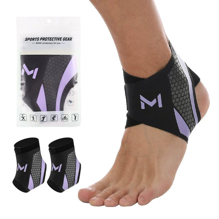 2-Pack Ankle Brace | Adjustable Breathable Support for Running &amp; Recovery