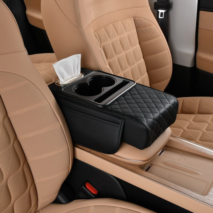 5-in-1 Car Console Organizer &amp; Armrest Pad – Anti-Fatigue Storage for Essentials - DHACTIVE 3