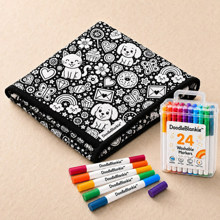 Reusable Color-In Blanket – Cozy Creative Activity for All Ages