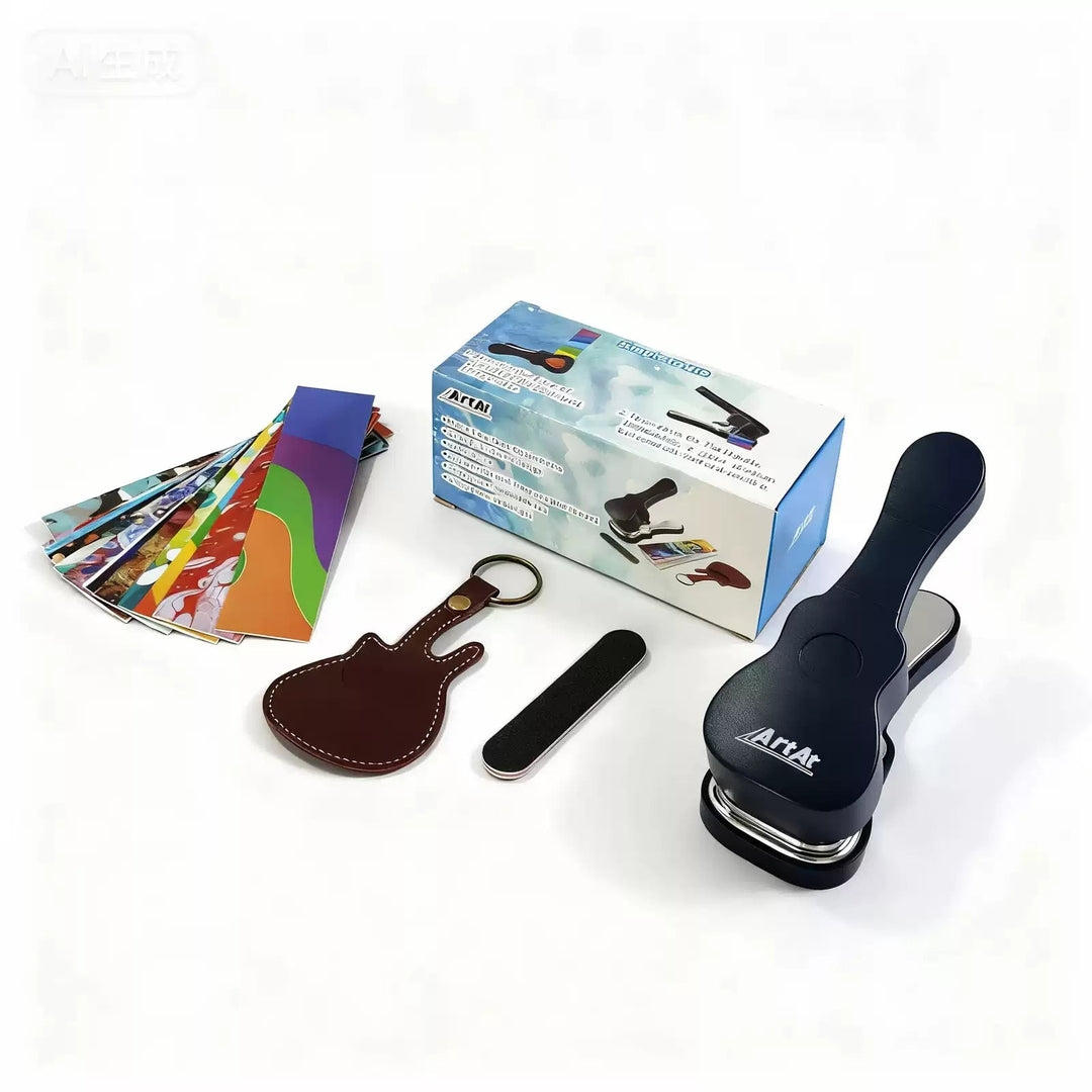 Guitar Pick Punch – Precision DIY Tool for Custom Guitar Picks from Old Cards - DHACTIVE 5