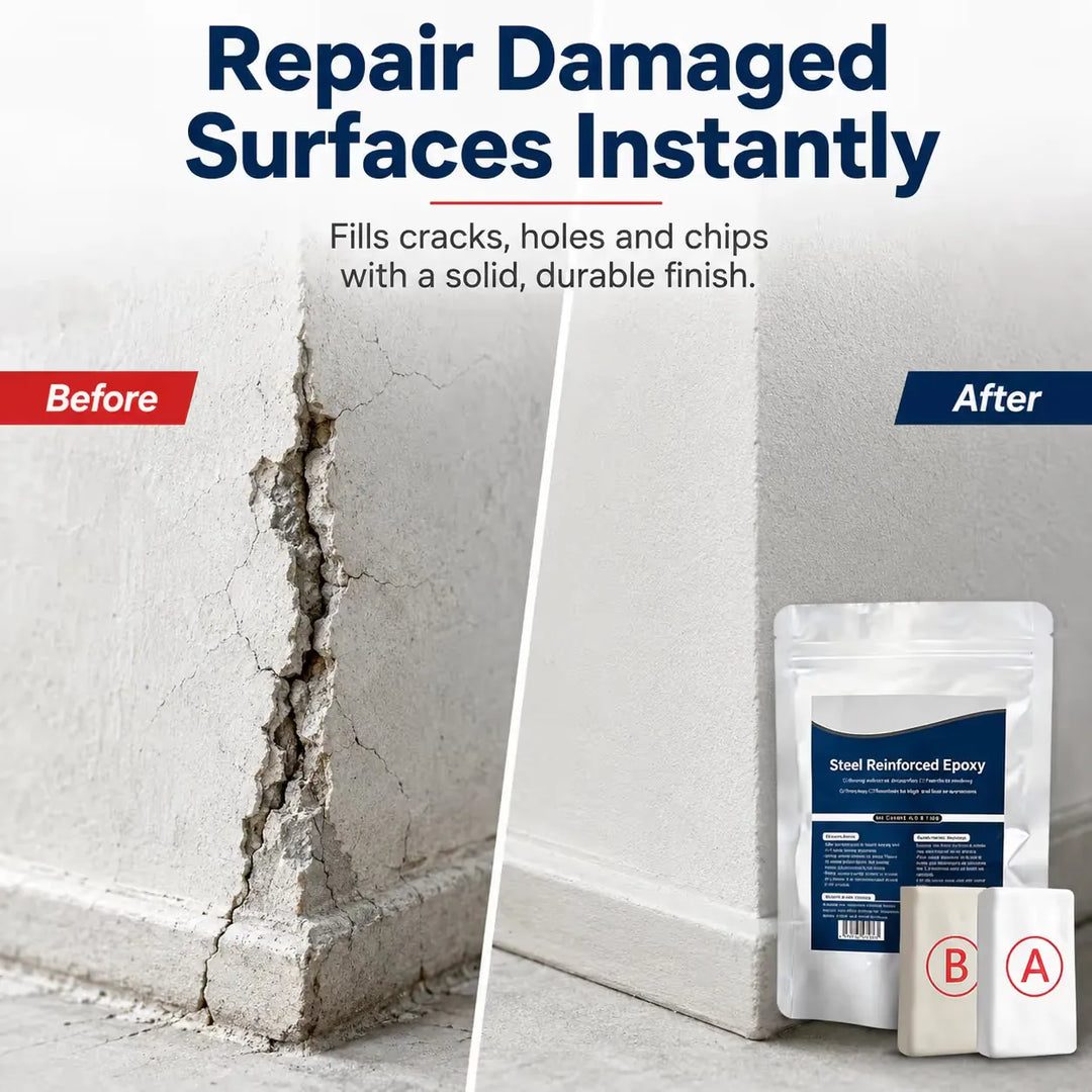 Epoxy Repair Putty – Steel-Strength Bond for Wood, Metal &amp; PVC