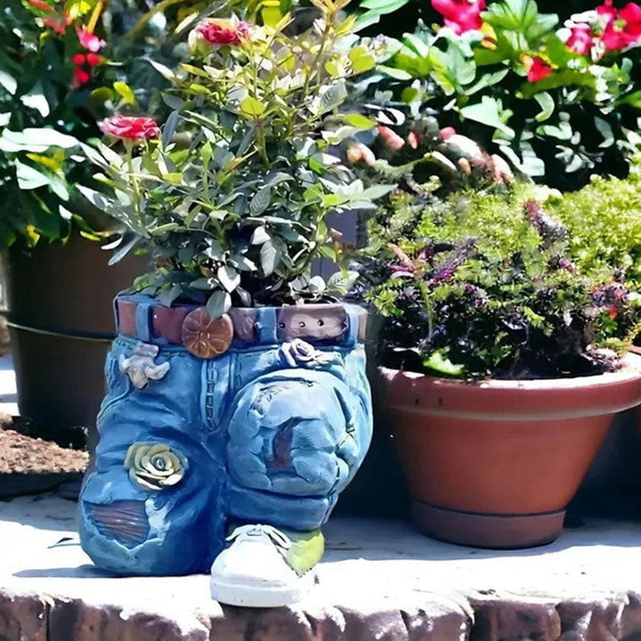 Creative 3D Jeans Shaped Flower Pot - DHACTIVE 3