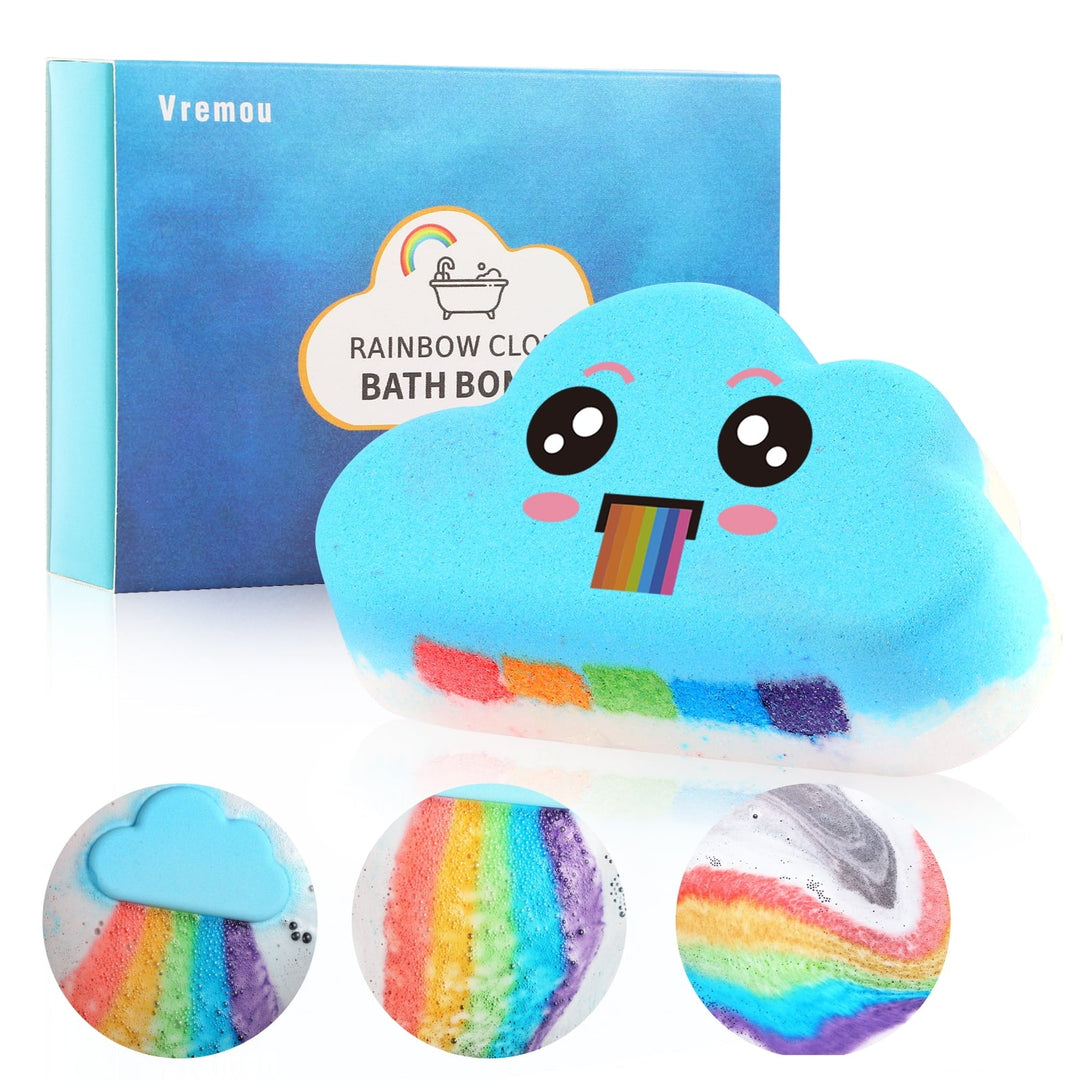 Kids Rainbow Bubble Bath Bombs – Moisturizing, Handmade