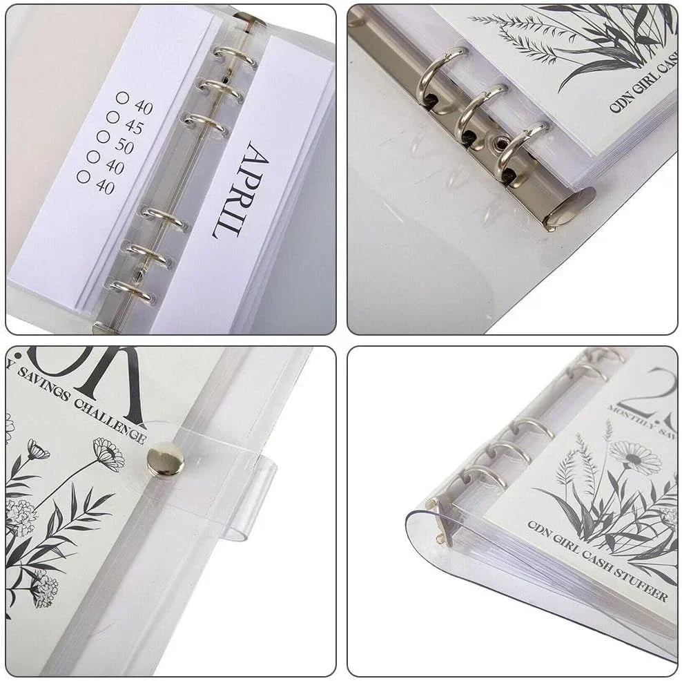 12-Month Envelopes Money-Saving Challenges Binder - DHACTIVE 6
