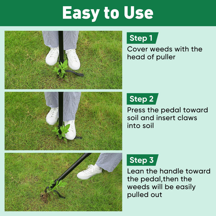 Long-Handle Heavy-Duty Steel Root Extractor - DHACTIVE 4