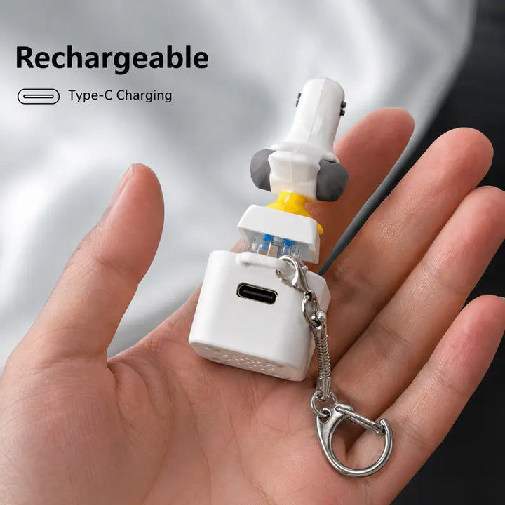 2-Piece Funny Seagull "MINE!" Keycap Keychain – Cute Mechanical Keyboard Fidget Toy, Value Set - DHACTIVE 5