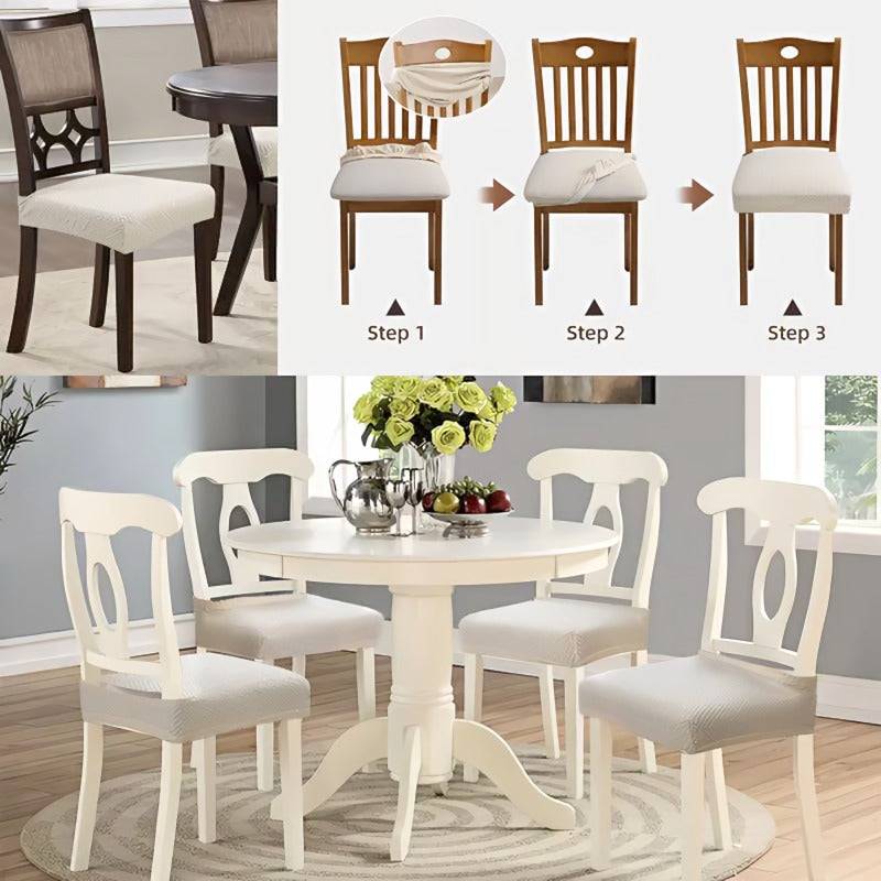 Waterproof Jacquard Chair Covers - Spill-Proof &amp; Easy to Wash - DHACTIVE 4