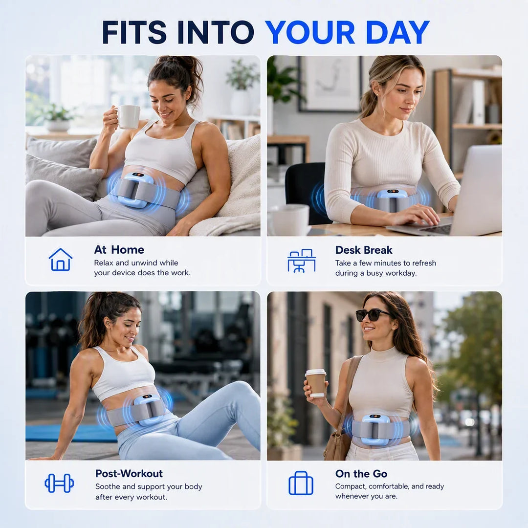 6-in-1 Deep Vibration Fascia Massager for Full-Body Relief