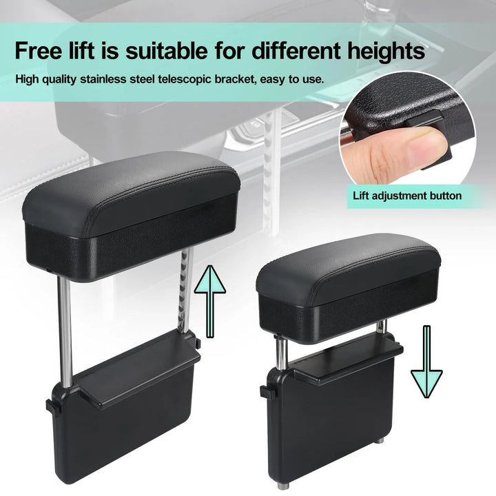 Car Armrest Extender with Wireless Charging – Adjustable Elbow Support - DHACTIVE 4